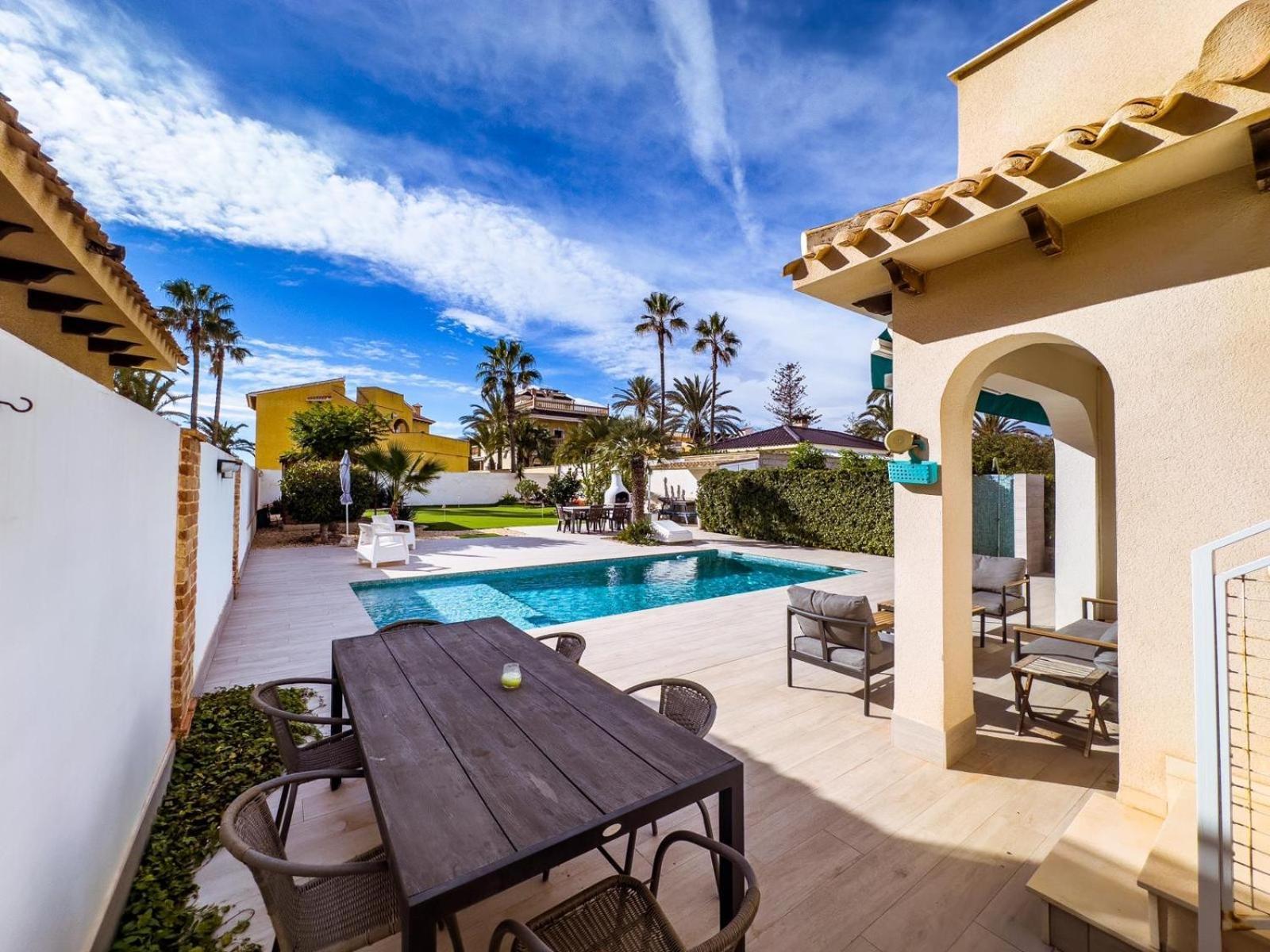 Beach Villa Playa Flamenca Oriola  Exterior foto